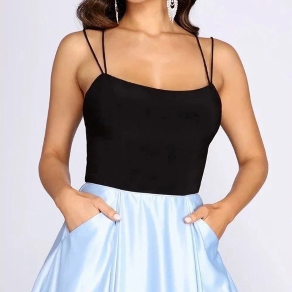 Windsor Black Double Strap Camisole